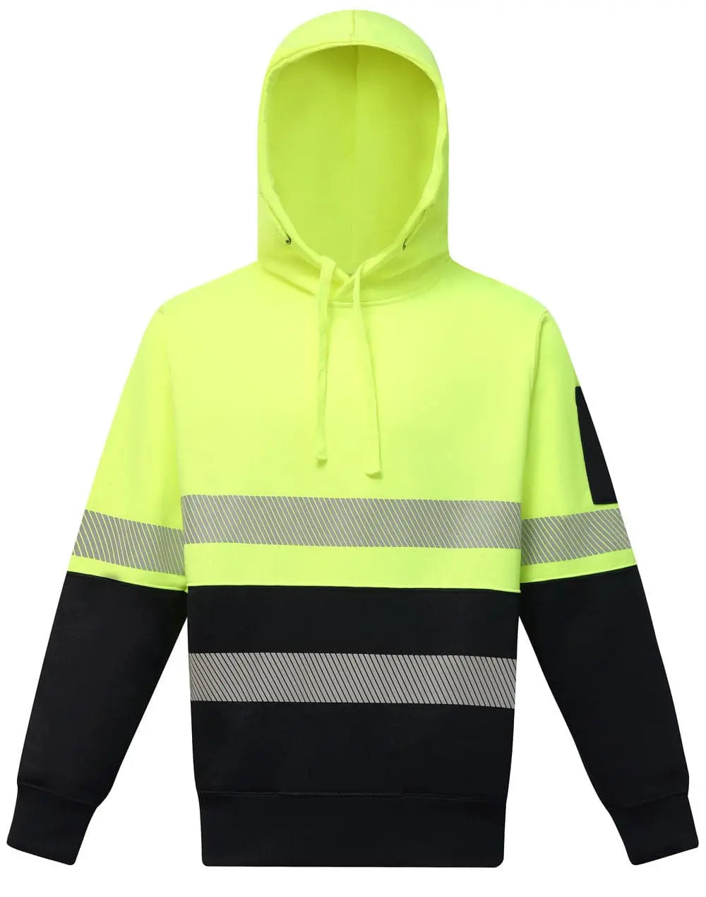 Two Tone Segmented Tape Hi Vis Safety Hoodie SW88 Metro Workwear.